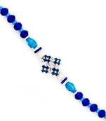 Dashing Aqua  And  Royal Blue Stylish Rakhi