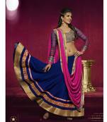 Alluring Blue Color Priyanka Chopra Designer Lehenga Choli
