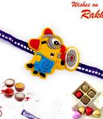 Minion With Speaker Motif Kids Rakhi