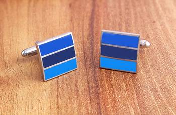 Blue Cufflink 4