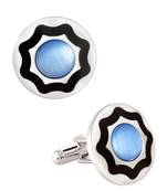 Blue crystal Cufflink