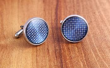 Blue Cufflink 4