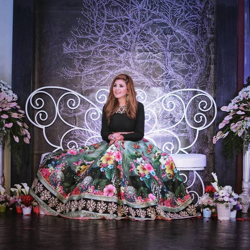 Beautiful Black Colored Partywear Designer Embroidered Art Silk Lehenga Choli Dupatta Set