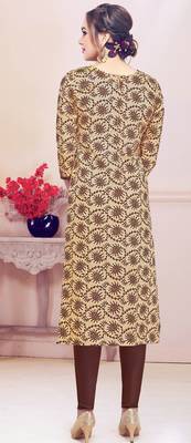 Beige embroidered cotton salwar with dupatta 3