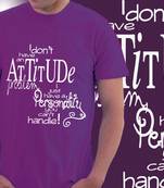 My Attitude Mens T-shirt