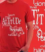 My Attitude Mens T-shirt