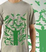 Birds Casual Mens T-shirt