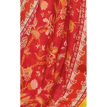 Yellow digital print cambric salwar 4