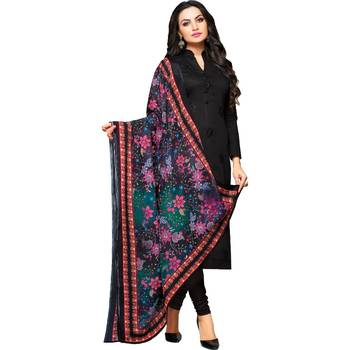 Black digital print cambric salwar 1