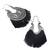 Black earrings