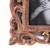 Wooden Handcrafted Photo Frame Distress Finish Copper Color ( 5x7 Inch Vertical)