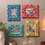 Wooden Handcrafted Collage Photo Frames Distress Finish Wall Hanging (4x6 Set Of 4 Photo Frames-03)