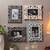 Wooden Handcrafted Collage Photo Frames Distress Finish Wall Hanging (4x6 Set Of 4 Photo Frames-10)