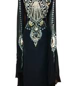 Black Georgette Zari Work Farsha