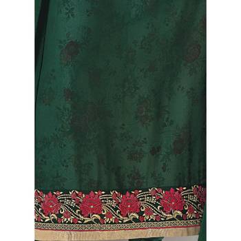 Green Georgette Embroidered Salwar Suit For Women 5