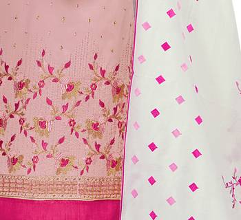 Baby-pink embroidered cotton salwar 3