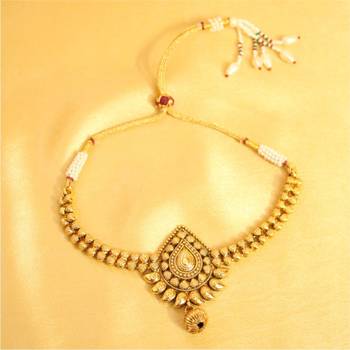 Pear Shaped Antique Gold Bajuband 1