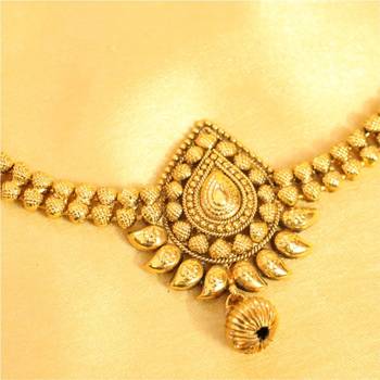 Pear Shaped Antique Gold Bajuband 2