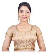 Gold brocade stitched readymade blouse