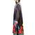 Grey and Black Georgette Digital Printed Kurti