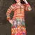 Multi Colour Pashmina Kurti Comprising Print Work