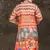 Multi Colour Pashmina Kurti Comprising Print Work