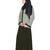 Modest Forever  Sage Green Plain Nida Stitched Islamic Abaya