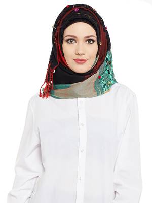 Multicolor Viscose Islamic Hijab Head Scarf 1