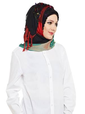 Multicolor Viscose Islamic Hijab Head Scarf 3