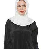 Off White Viscose Islamic Hijab Head Scarf
