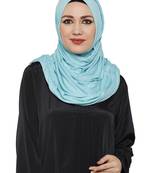 Blue Viscose Islamic Hijab Head Scarf