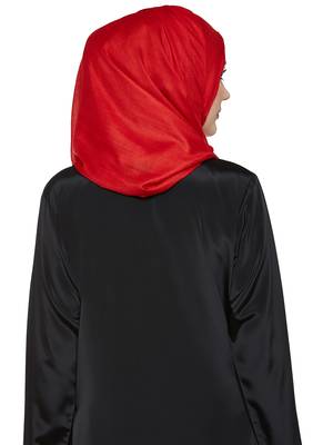 Red Viscose Islamic Hijab Head Scarf 4