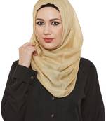 Gold Viscose Islamic Hijab Head Scarf