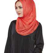 Peach Viscose Islamic Hijab Head Scarf