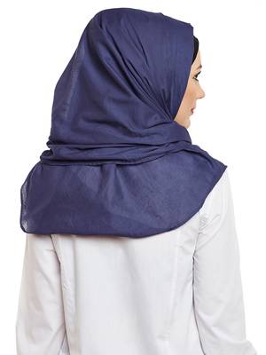Violet Cotton Islamic Hijab Head Scarf 4