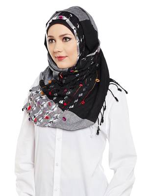 Multicolor Viscose Islamic Hijab Head Scarf 1