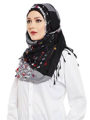 Multicolor Viscose Islamic Hijab Head Scarf 2