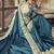 Peacock Blue Embroidered Banglori Silk Saree With Blouse
