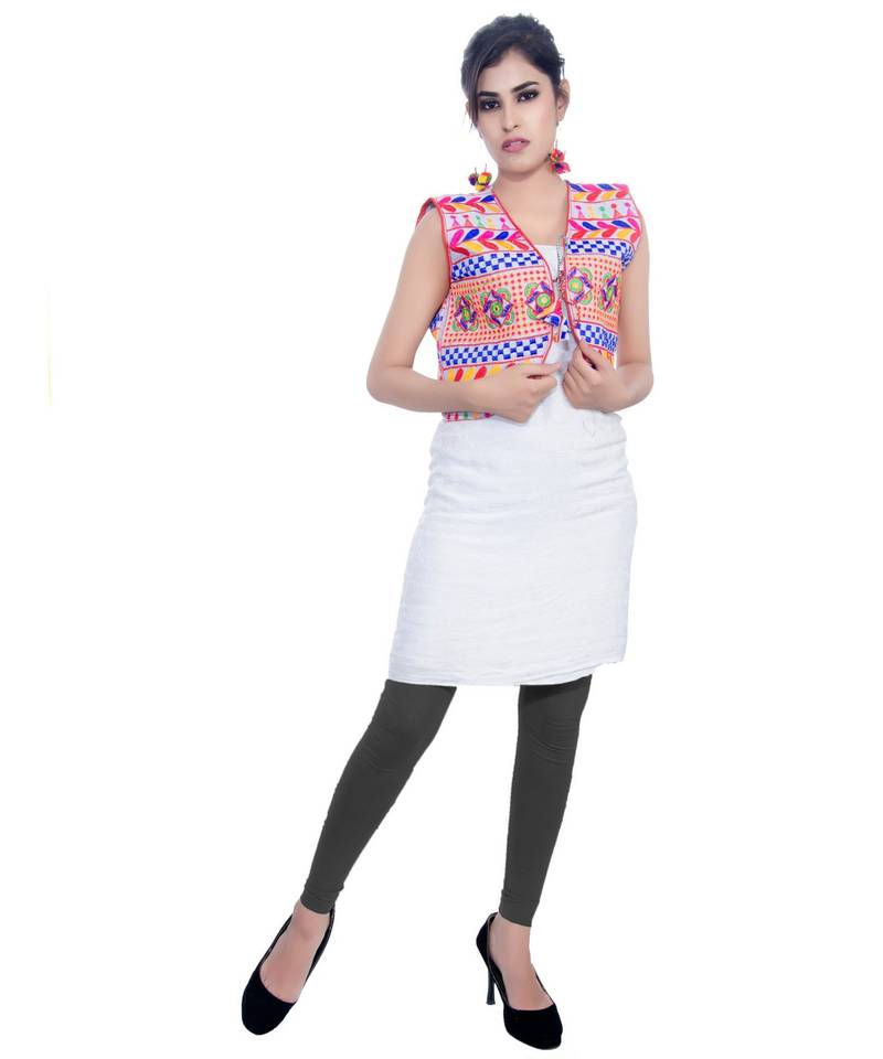 indian short jacket style dresses Dress Jacket Style Kurtis Design Blue Hills Smart Fashion By VF Indian Jacket Style Rayon Kurti Designs