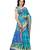 Turquoise Woven Art Silk Saree With Blouse