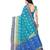 Turquoise Woven Art Silk Saree With Blouse