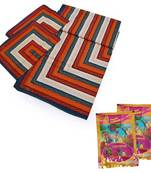 Jaipuri Designer Cotton Double Bed Sheet Holi Gift