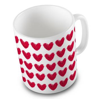 Designer Cute Hearts Printed Beautiful Coffee Mug 1