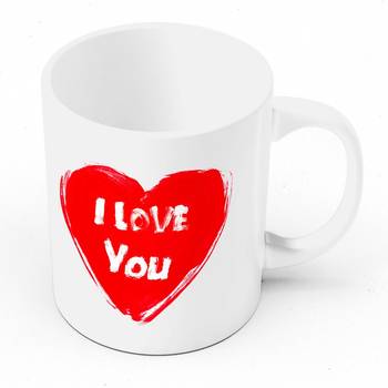 Exquisite Cute I Love You Heart Printed Coffee Mug 3