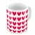 Beautiful Cute Hearts Print Design Coffee Mug Pair