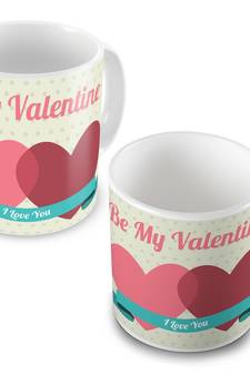 Be My Valentine Lovely Designer Coffee Mugs Pair