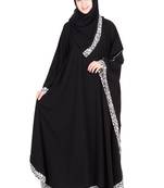 Black Satin and  Georgette Islamic-kaftans with hijab