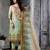 Mustard Chanderi Cotton Semi Stitched Salwar With Dupatta