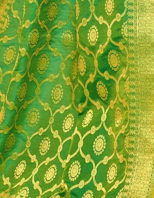 Yellow embroidered chanderi salwar 3