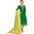 Green embroidered chanderi salwar